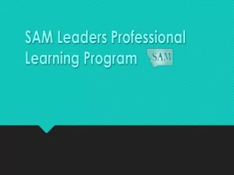 What is the SAM LPLP?  An innovative approach to professional learning for Montana education