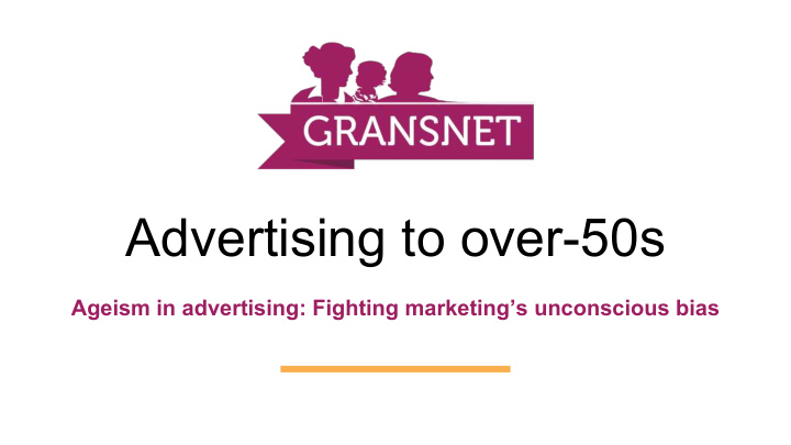 advertising to over 50s