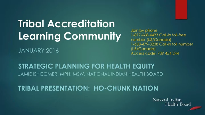 tribal accreditation