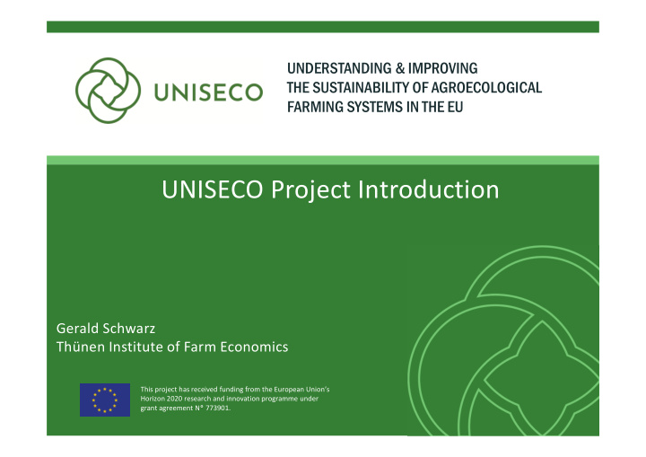 uniseco project introduction