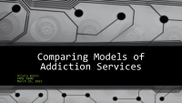 addiction services