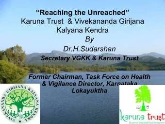 Soliga Tribal people  Children of Bamboo  Veddoid Group of Aborginals. Pre-  dravidian or