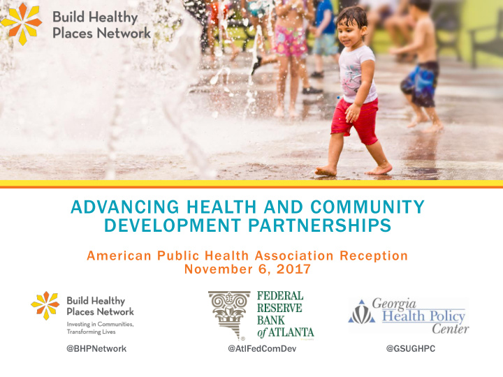 advancing health and community