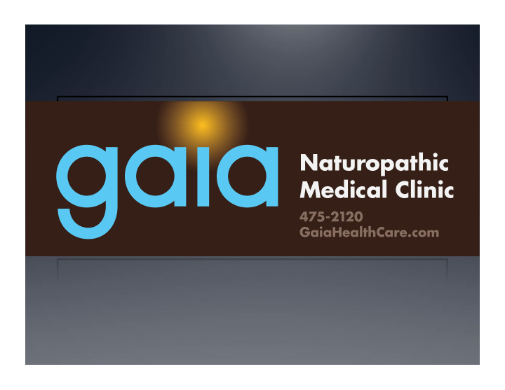 naturopathic medical clinic