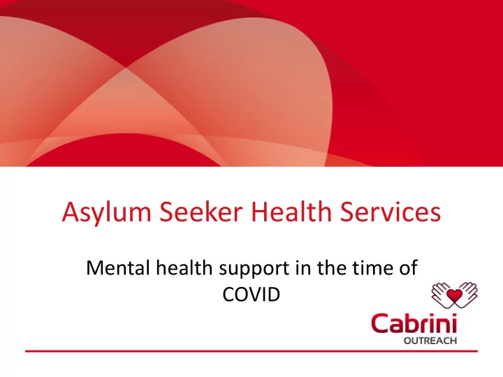asylum seeker health services