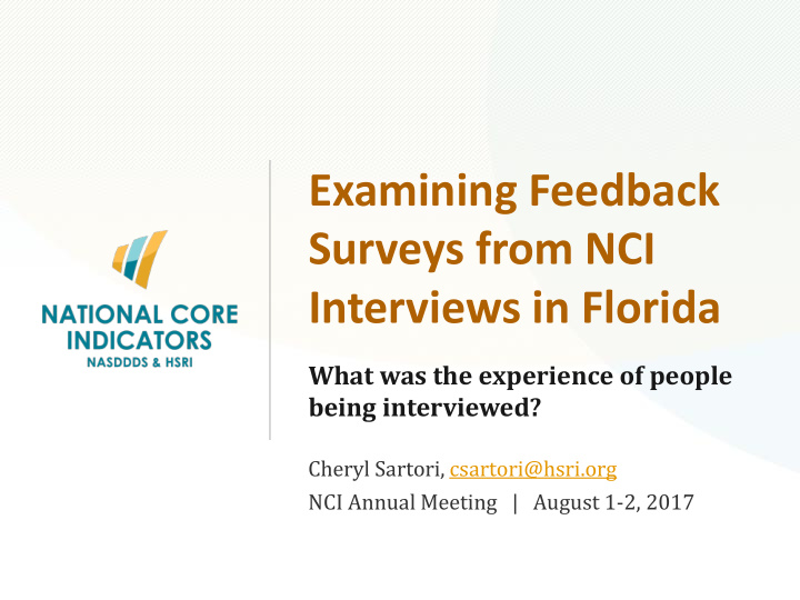 examining feedback
