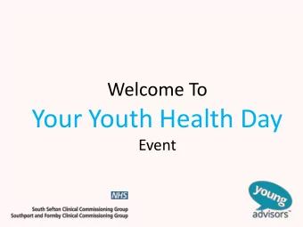 Your Youth Health Day  Event  Use your smart phone and go  to the following link: