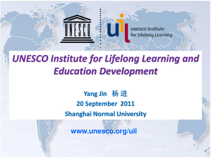 unesco institute for lifelong learning and education