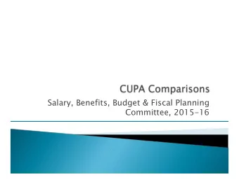 Salary, Benefits, Budget &amp; Fiscal Planning  Committee, 2015-16      CPI    GNP