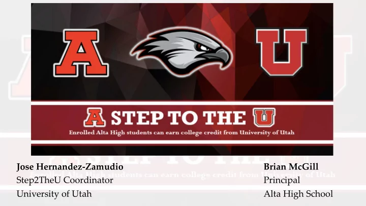 jose hernandez zamudio brian mcgill step2theu coordinator