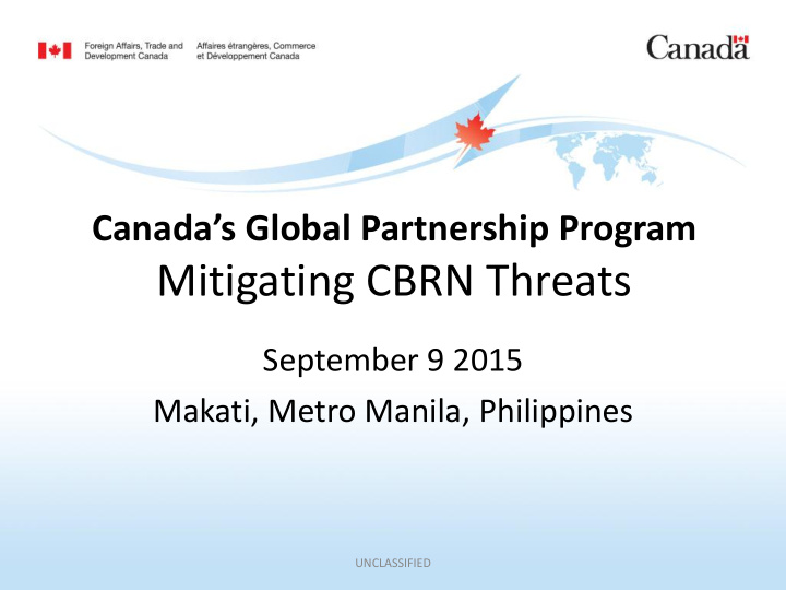 mitigating cbrn threats