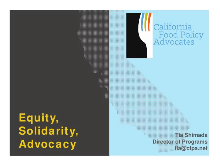 equity solidarity