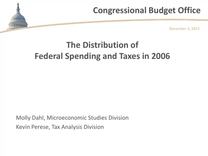 congressional budget office