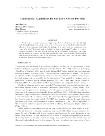Journal  of  Articial  In  telligence  Researc  h  12  (2000)  219-234  Submitted  5/99;