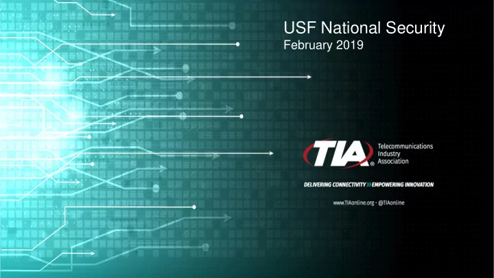 usf national security