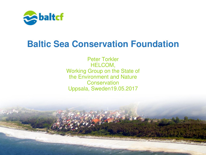baltic sea conservation foundation