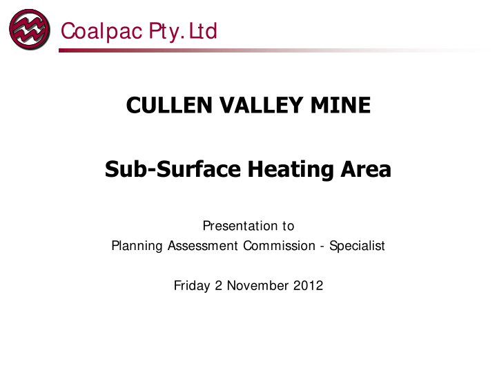cullen valley mine
