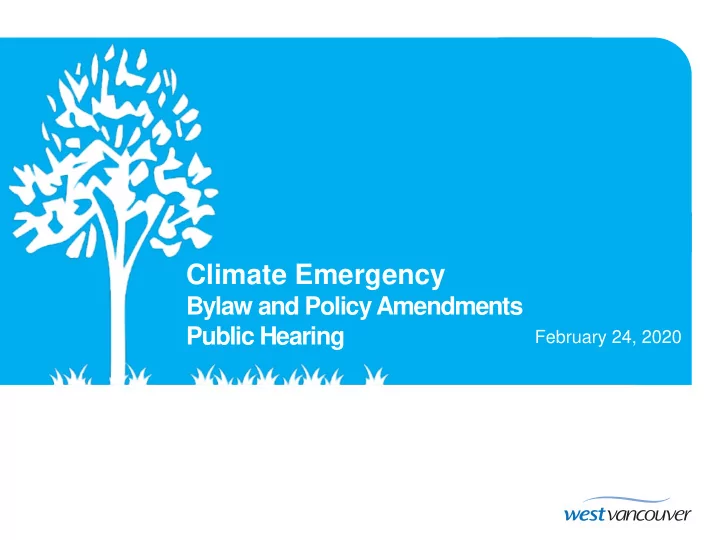 climate emergency