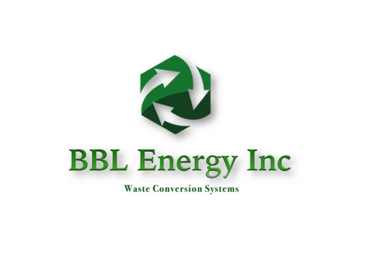 waste to energy