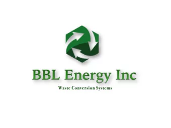 Waste to Energy  The process is based on low- temperature pyrolysis involving the application of