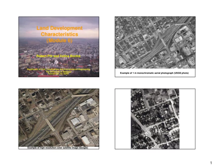 land development characteristics module 6