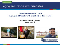 aging and people with disabilities