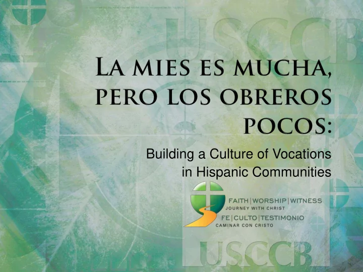 in hispanic communities fr john guthrie