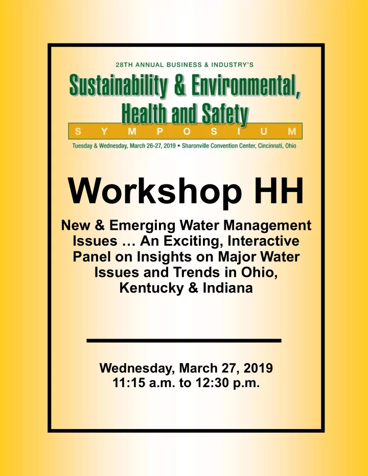 workshop hh