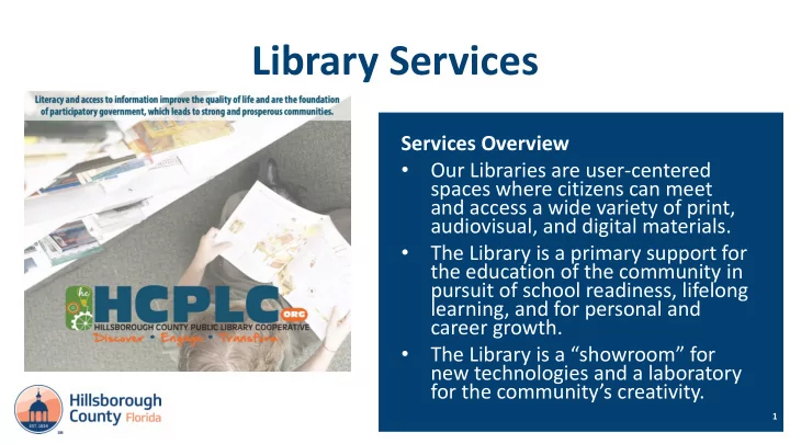 library services