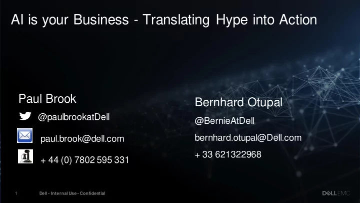 ai is your business translating hype into action