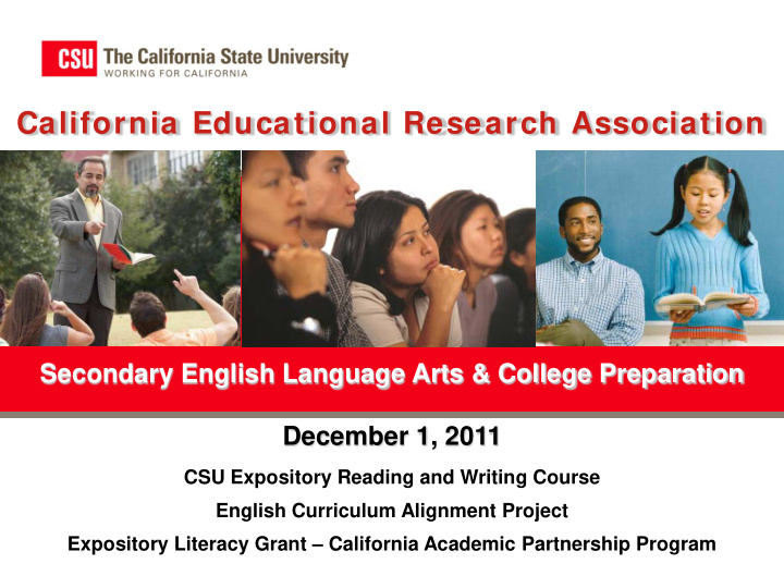 california educational research association