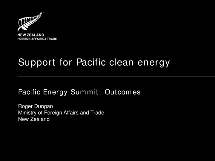 support for pacific clean energy pacific energy summit