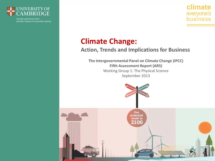 climate change