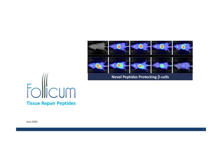 tissue repair peptides