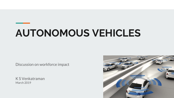 autonomous vehicles