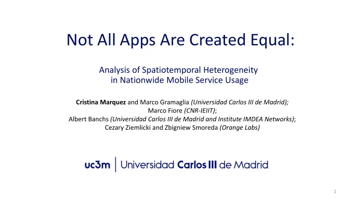not all apps are created equal
