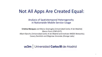 Not All Apps Are Created Equal:  Analysis of Spatiotemporal Heterogeneity  in Nationwide Mobile