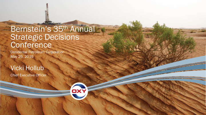 bernstein s 35 th annual strategic decisions conference
