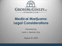 medical marijuana legal considerations