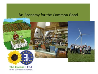 A green economy?  Structural  reform    End corporate and    Public spending cuts  personal