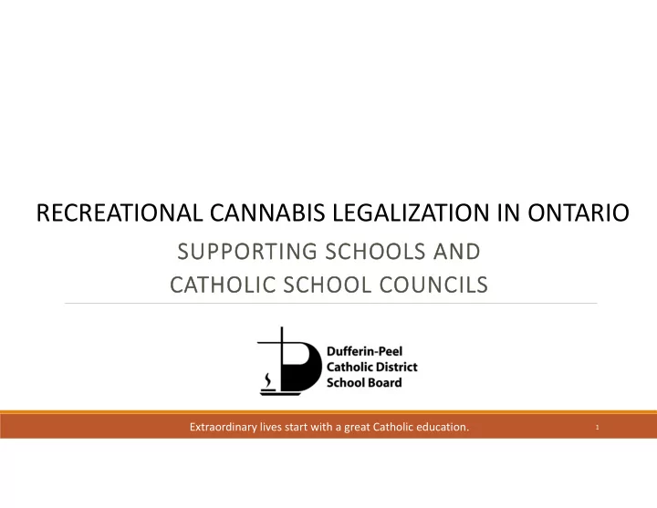 recreational cannabis legalization in ontario