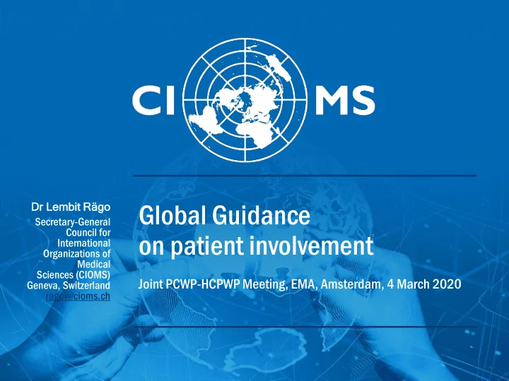 global guidance