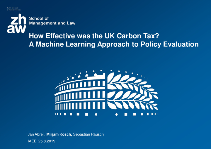 how effective was the uk carbon tax