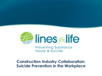 construction industry collaboration suicide prevention in