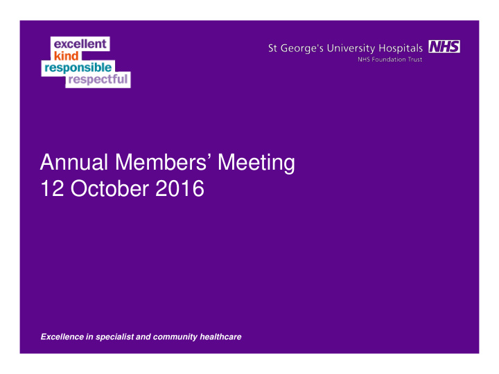 annual members meeting 12 october 2016