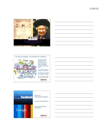 5/10/12 Qualitative researcher in the 21 st century  SAP  Renaissance Man or Networking Queen?  A