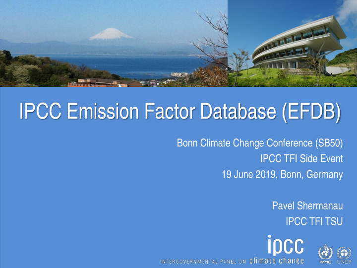 ipcc emission factor database efdb