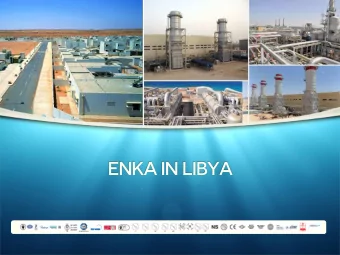 ENKA IN LIBYA  ENKA n Libya  No  Project Title  Business Line  Country Location  Start Date