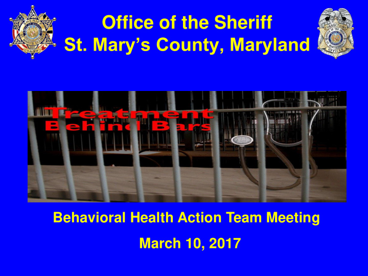 office of the sheriff st mary s county maryland