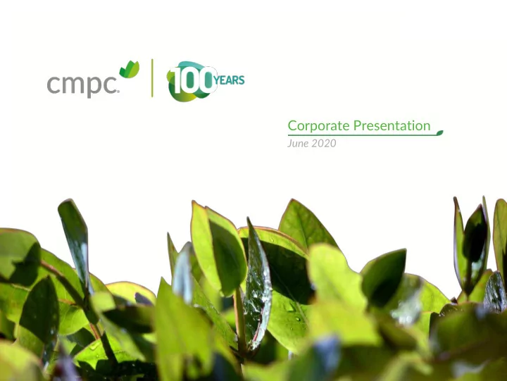 corporate presentation